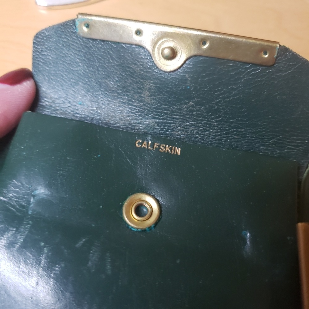 Vintage leather wallet